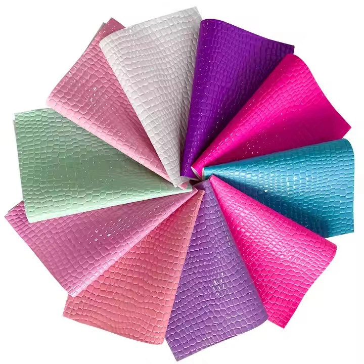 2025 Embossed PU Faux Leather - Bright Stone Patterns Pu Leather For Make Handbags, Shoes,