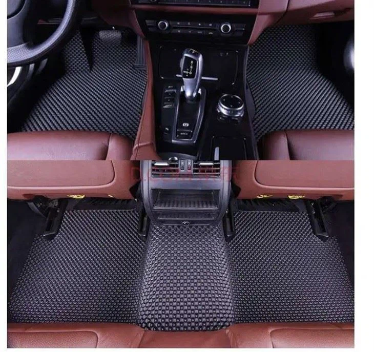 Factory Customized Stitching Sponge PVC Faux Leather Fabric Rolls For Car Mat Floor Cover 8mm Foam 160cm