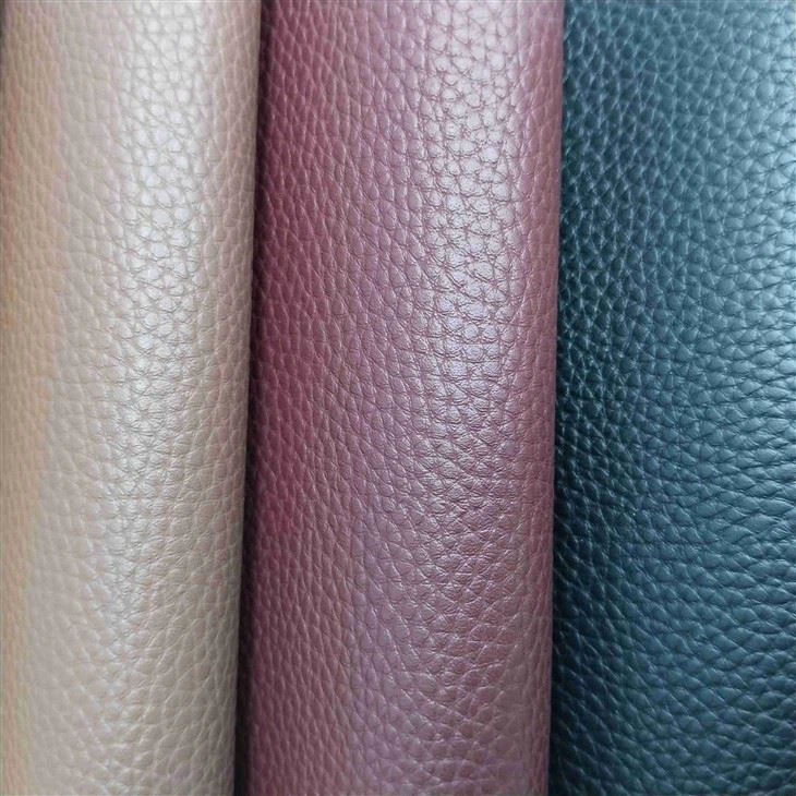 Hot Sale Fashionable Litchi Pattern Soft Decorated PU Synthetic Leather For Shoe Upper And Garments