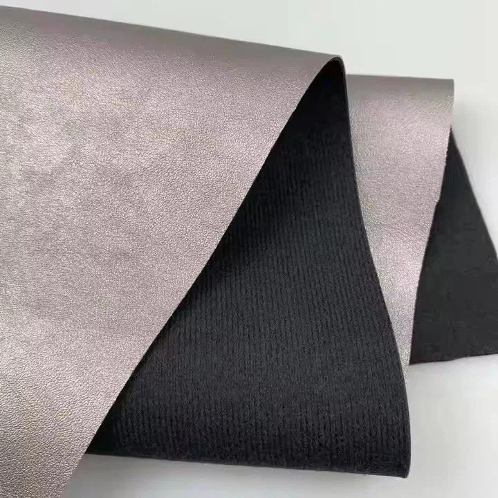 Manufacturer's Ready Stock Classic Cowhide Pattern Brushed Bottom PU Synthetic Leather Furniture Fabric Wholesale