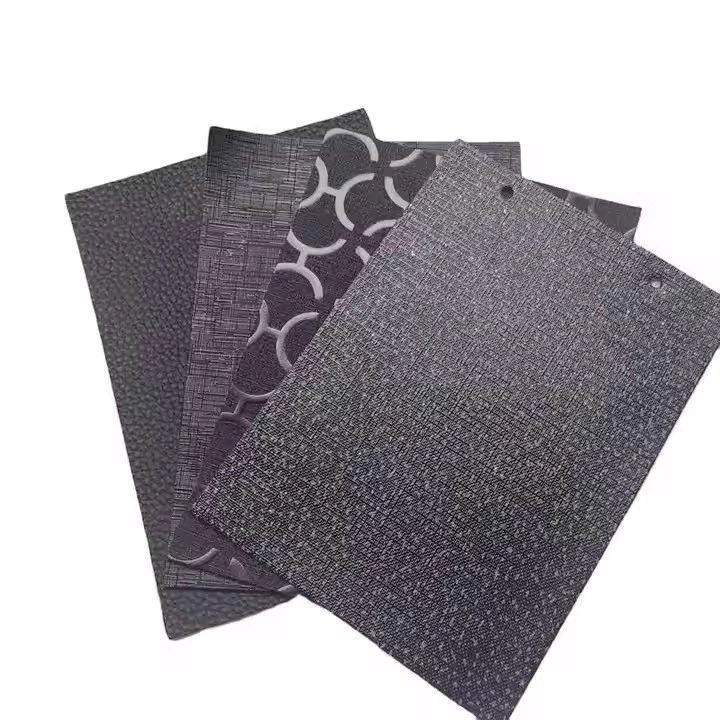 PVC Synthetic Leather Embossed Printed Faux Leather Fabric 2.0mm PVC Leather For Car Mat Floor