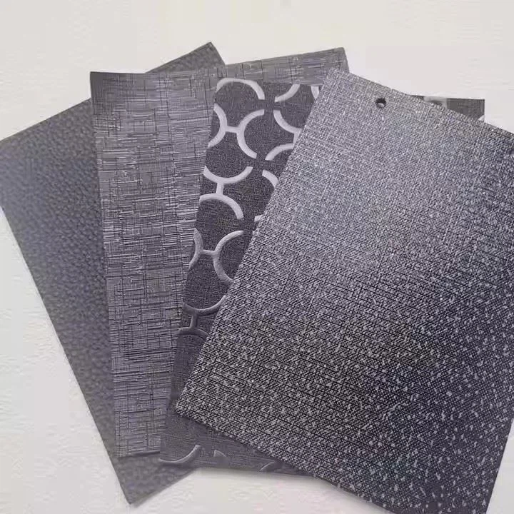 PVC Synthetic Leather Embossed Printed Faux Leather Fabric 2.0mm PVC Leather For Car Mat Floor