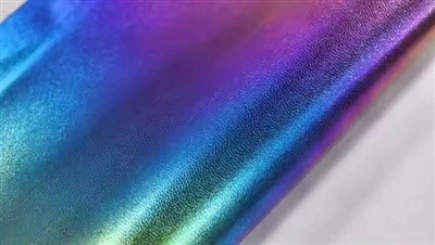 Tecida de estofamento por atacado Tecido do arco -íris 0. Tecido de glitter 9mm para fazer roupas de roupas